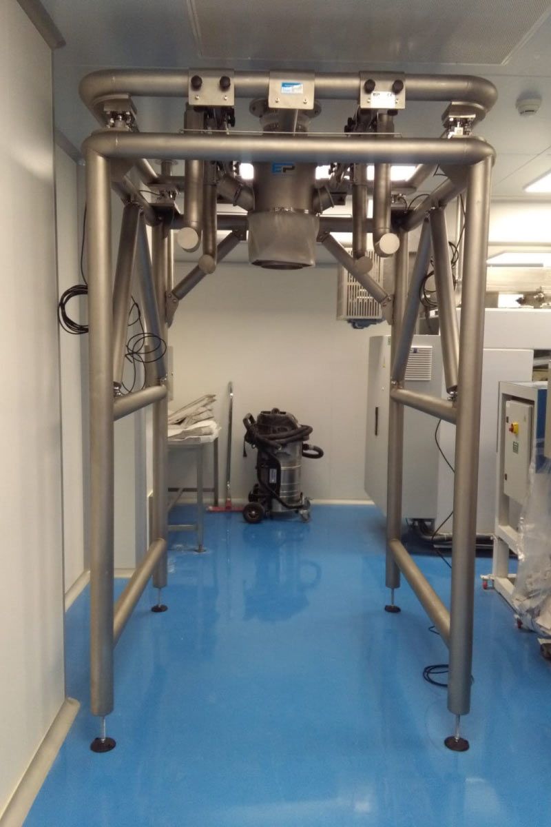 Gestión de Procesos, estación de llenado de Big Bag con pesaje por peso bruto